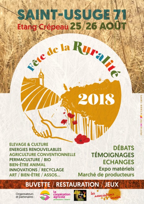 Fête de la ruralité 2018 à Saint-Usuge