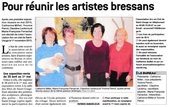 Pour réunir les artistes bressans