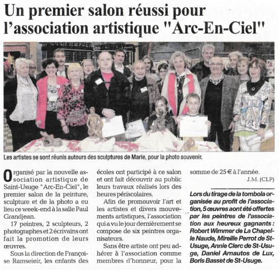 Un premier salon réussi pour l'association artistique 